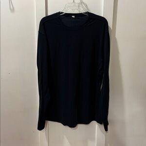 Men’s Lululemon Long Sleeve Top Gym Fitness Exercise Workout Blue Casual Outdoor
